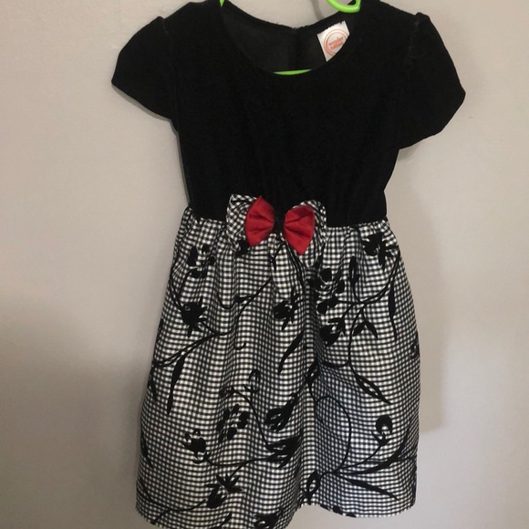 Special occasions black and white dress - Picture 2 of 4